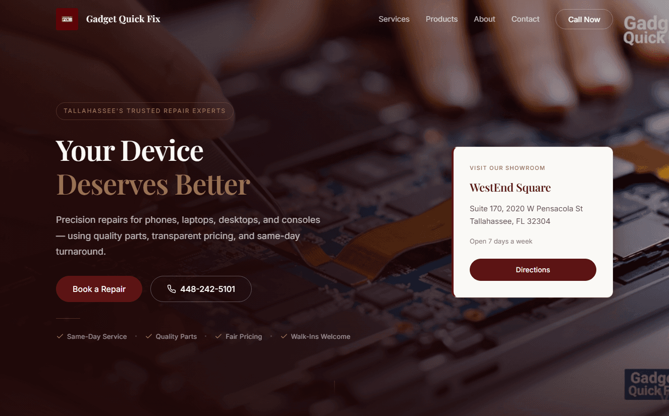 Gadget Quick Fix preview