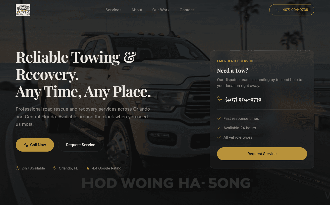 A to Z Recovery Towing preview