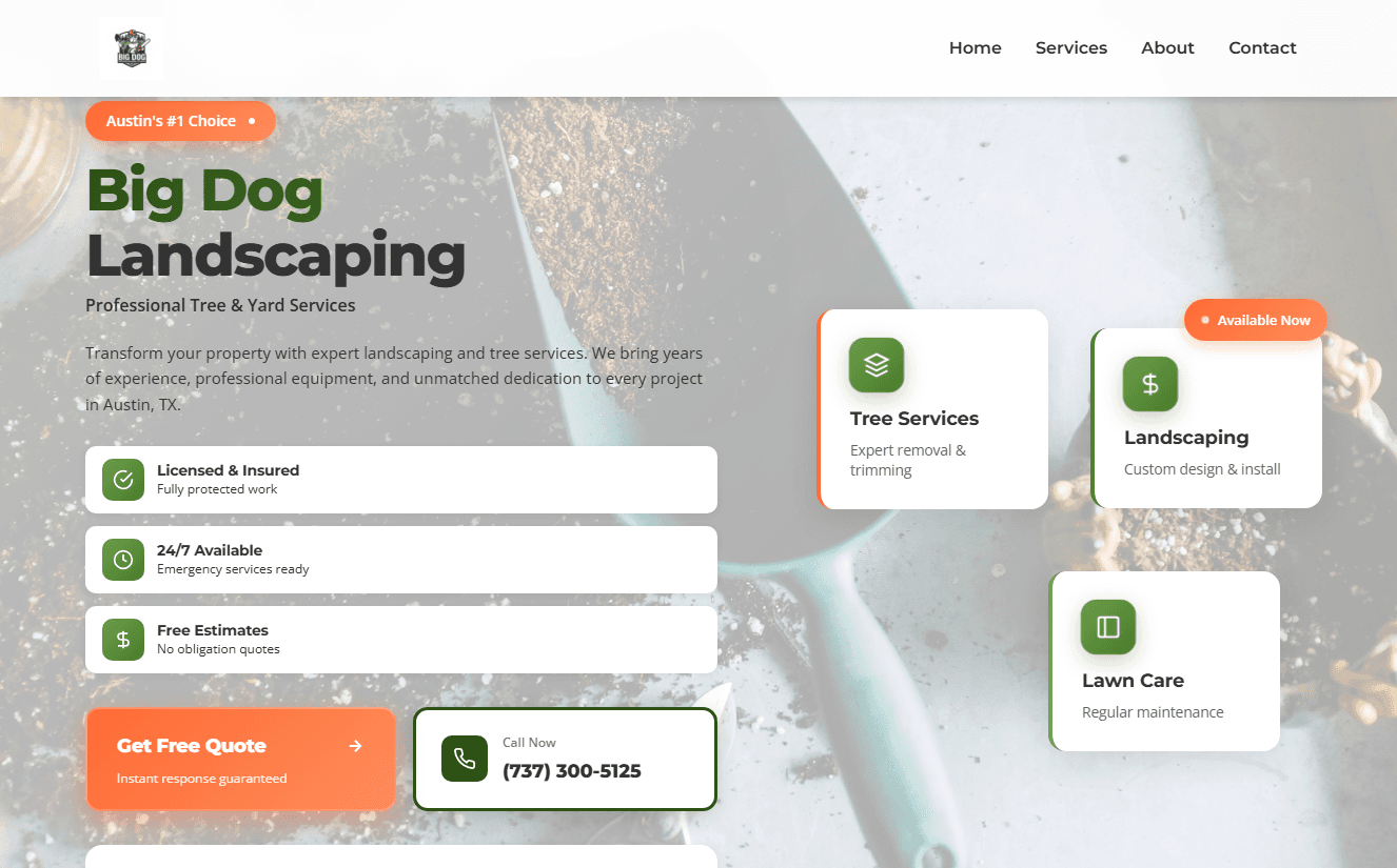 Big Dog Professional Landscaping Tree Service preview