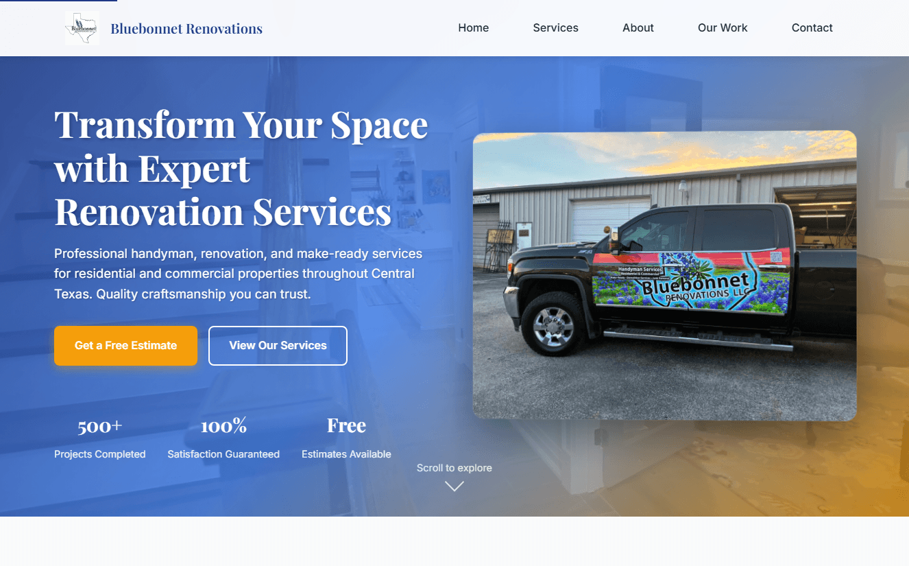 Bluebonnet Renovations preview
