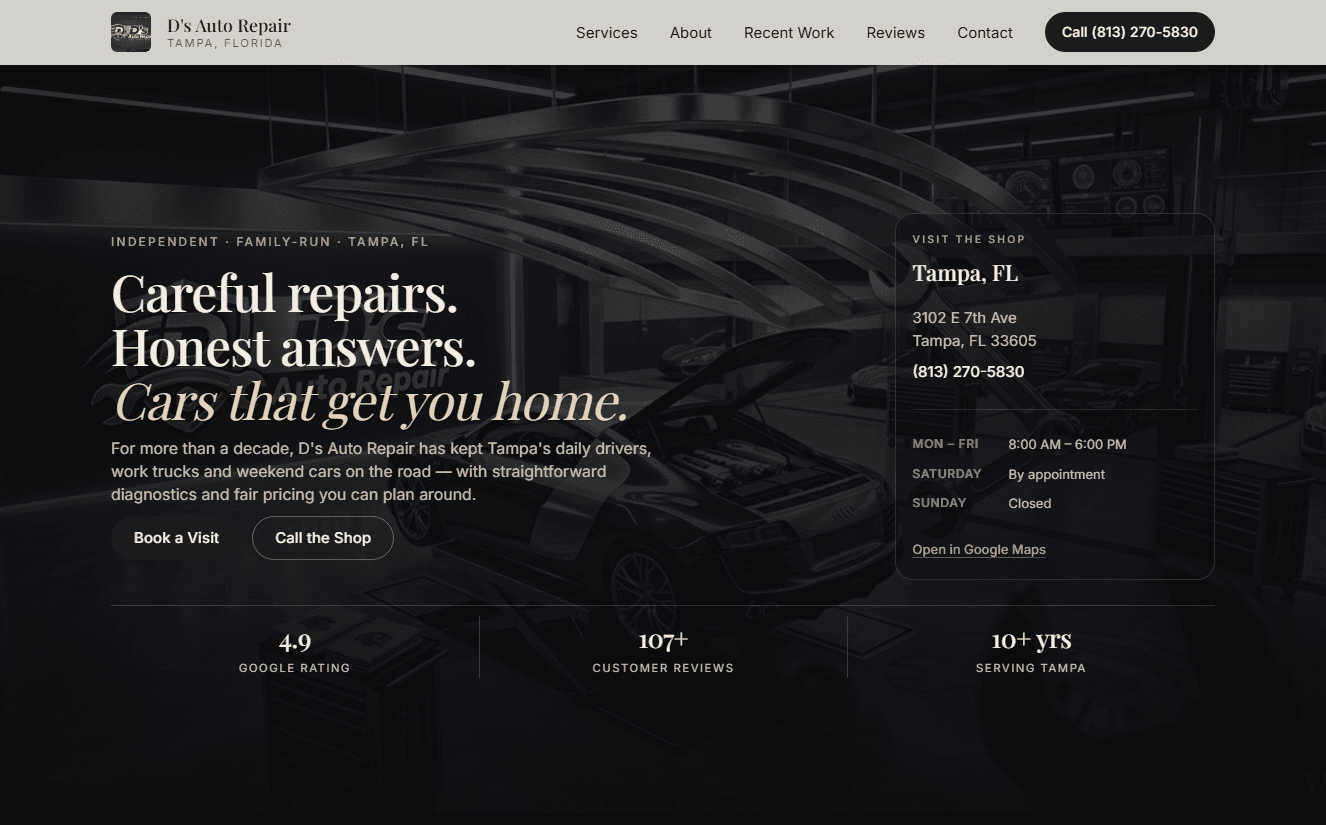 D's Auto Repair preview