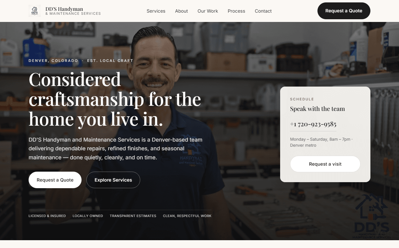 DD's Handyman and Maintenance Services LLC preview