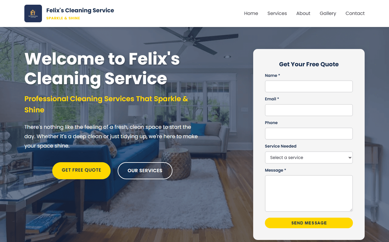 Felix's Cleaning Service preview