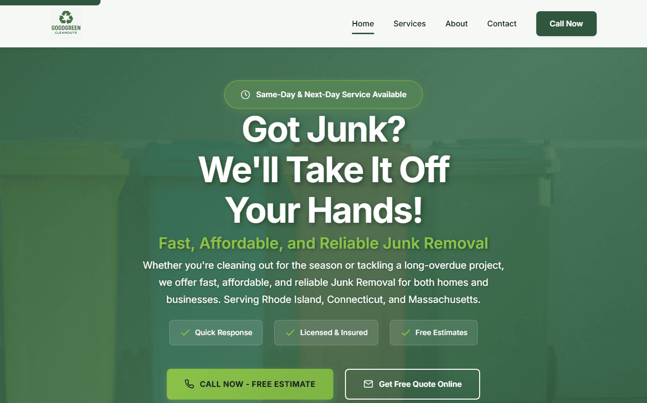 Good Green Cleanouts preview