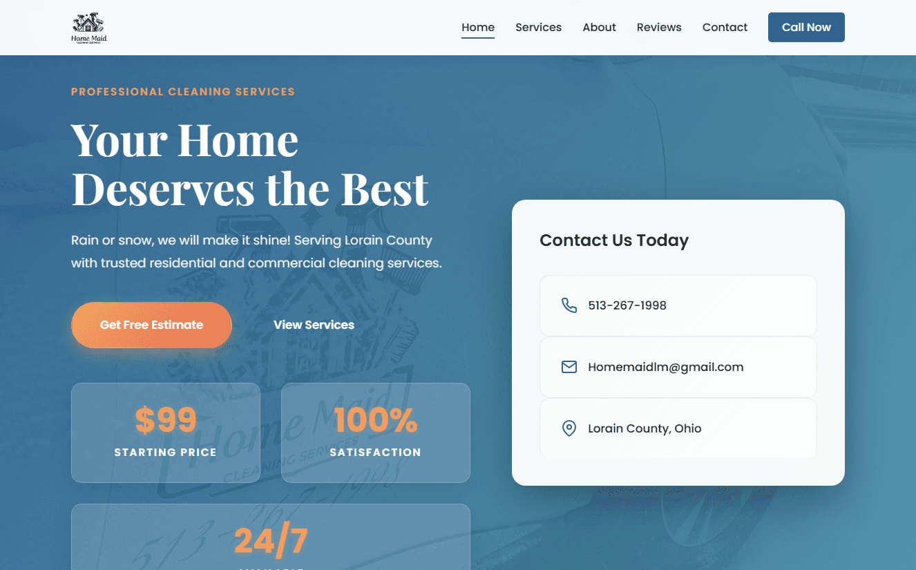 Home Maid Cleaning Services preview