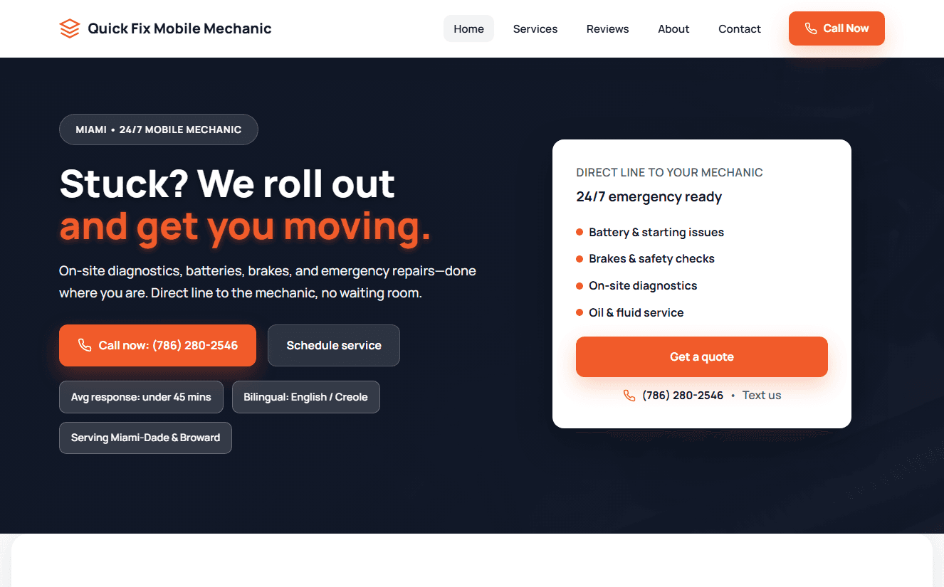 Quick Fix Mobile Mechanic preview