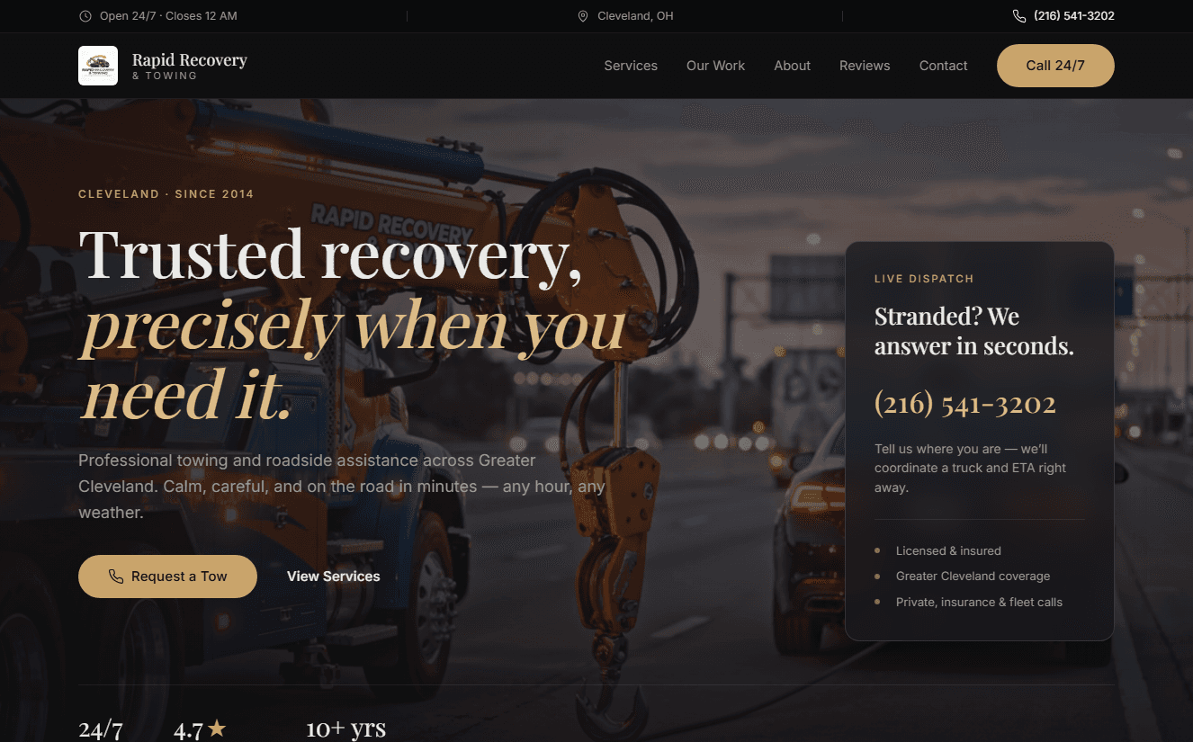 Rapid Recovery Towing preview
