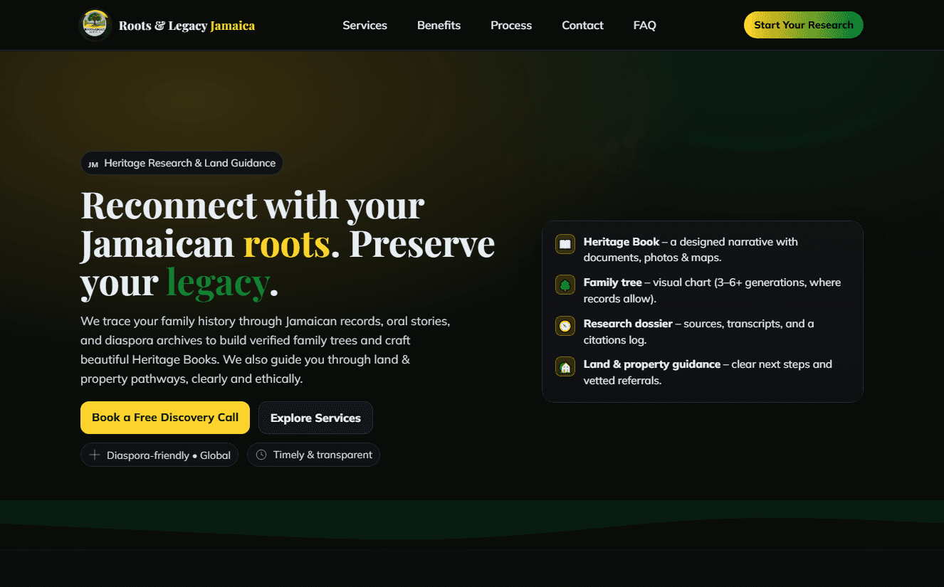 Roots & Legacy Jamaica preview