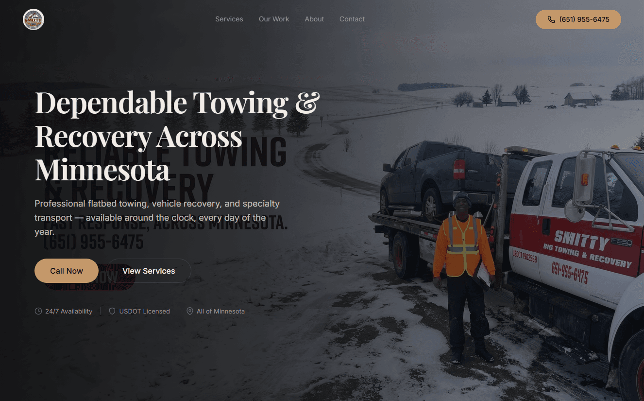 Smitty Big Towing & Recovery preview
